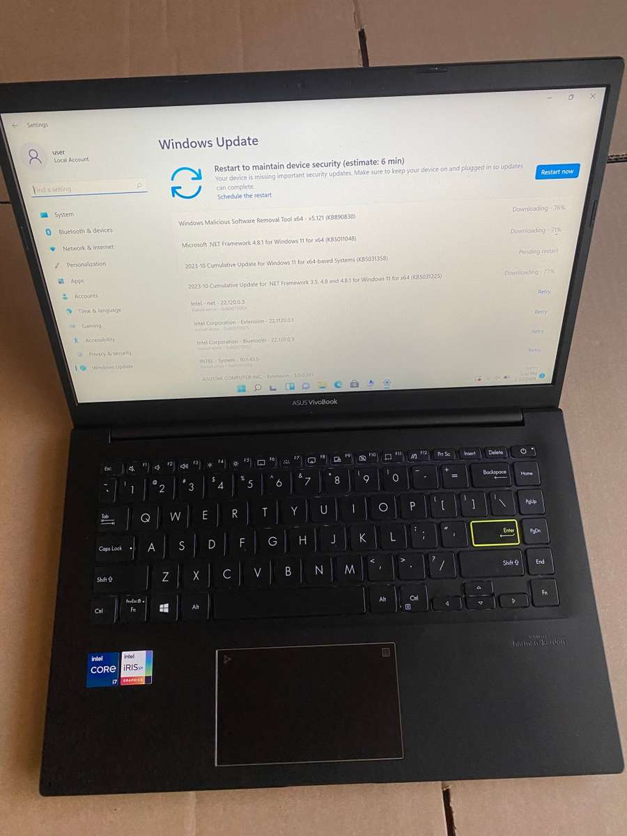 ASUS VivoBook K413E Laptop | i7-1165G7 | 8GB RAM/512GB SSD | 2.80 GHZ | 14.0`` FHD/Intel Iris XE